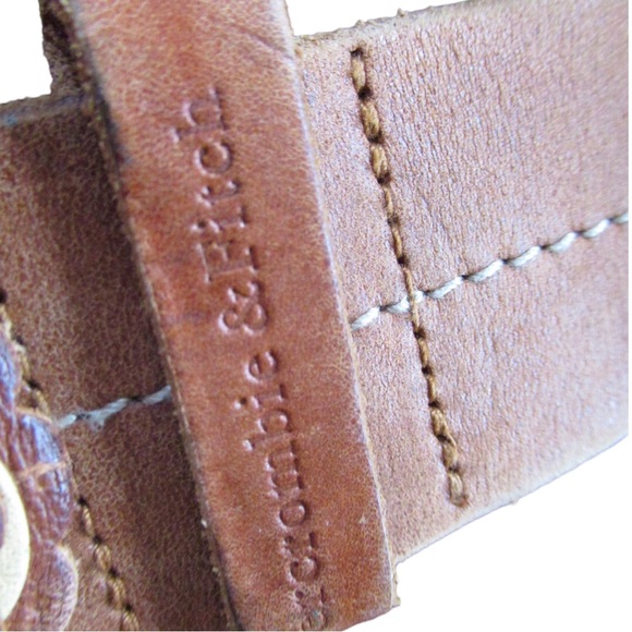 Abercrombie & Fitch Brown Leather Belt With Leather Buckle - Picture 9 of 10